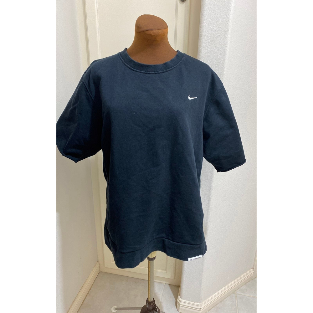NIKE Dri-fit Standard Issue Men's Basketball Cutoff Crew Top In Black